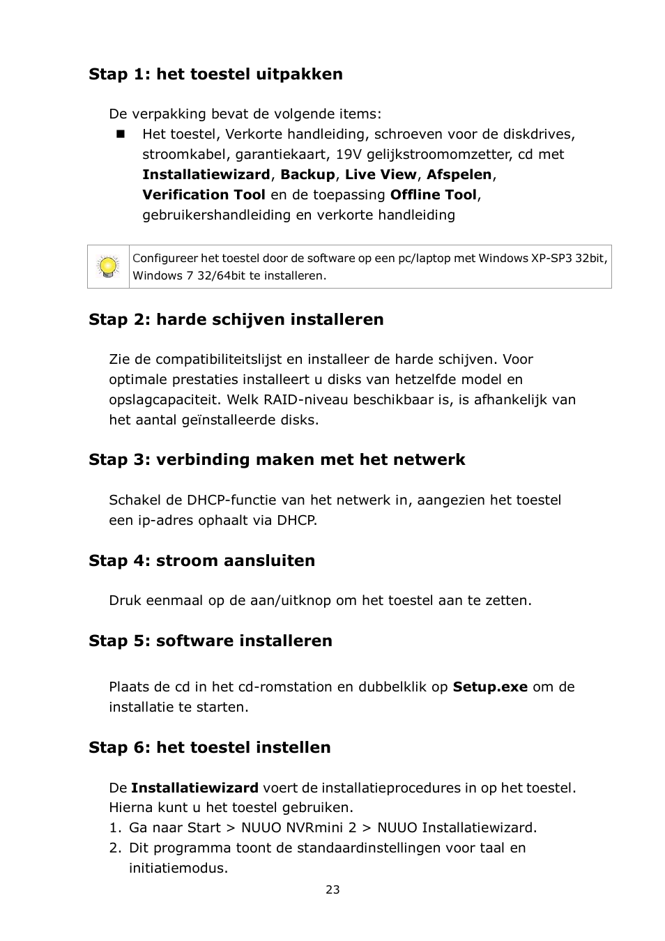 Nederlands | NUUO NVRmini 2 User Manual | Page 25 / 43