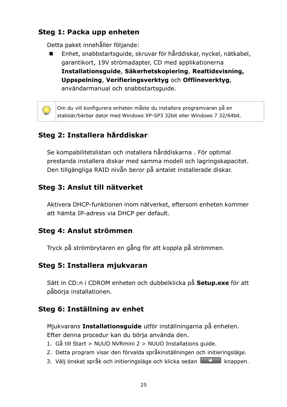 Svenska | NUUO NVRmini 2 User Manual | Page 27 / 43