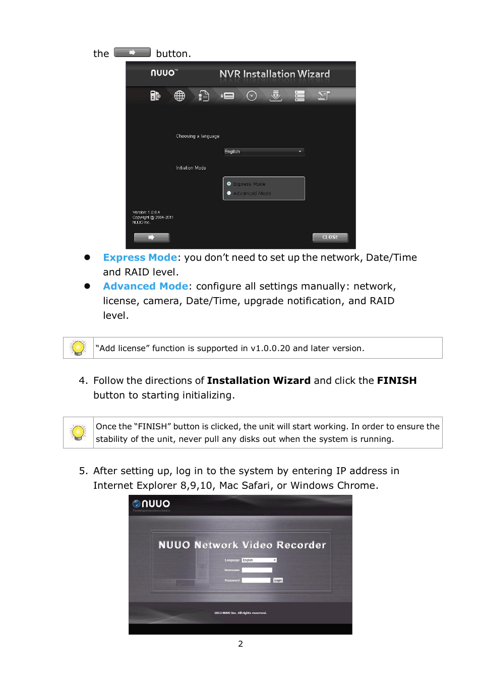 NUUO NVRmini 2 User Manual | Page 4 / 43