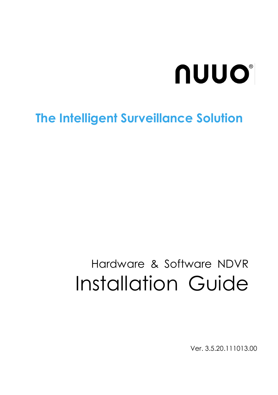 NUUO 8000HD SERIES User Manual | 29 pages