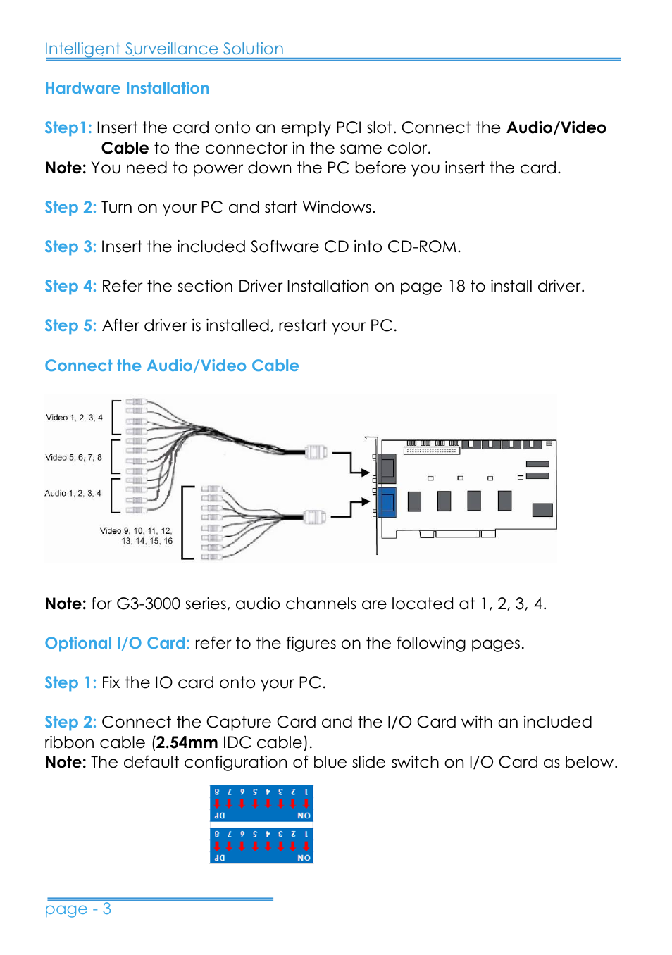 Hardware installation | NUUO 8000HD SERIES User Manual | Page 4 / 29