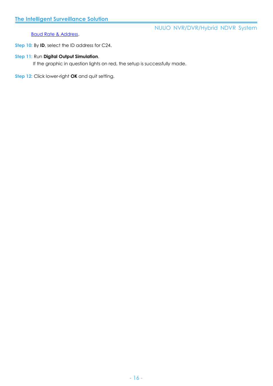 NUUO SCB-C24 User Manual | Page 17 / 17