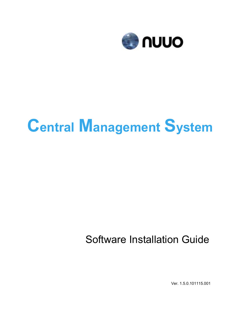 NUUO CMS User Manual | 21 pages