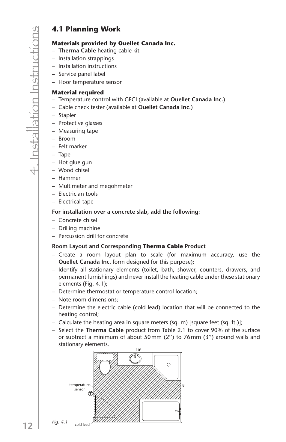 Ouellet OTR User Manual | Page 12 / 26