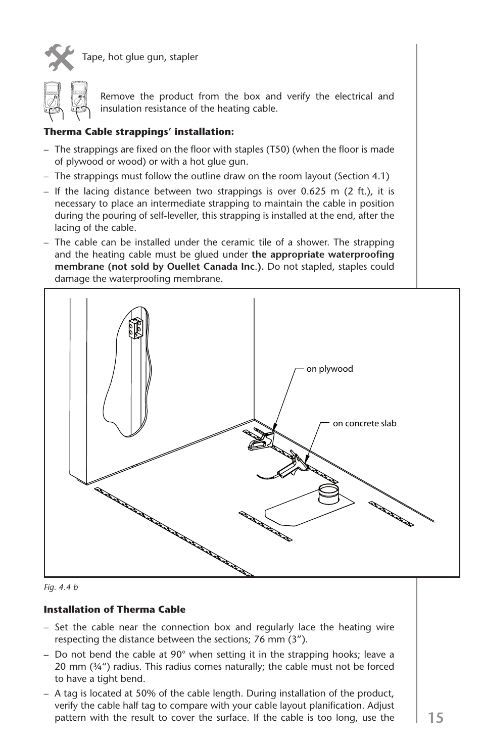 Ouellet OTR User Manual | Page 15 / 26