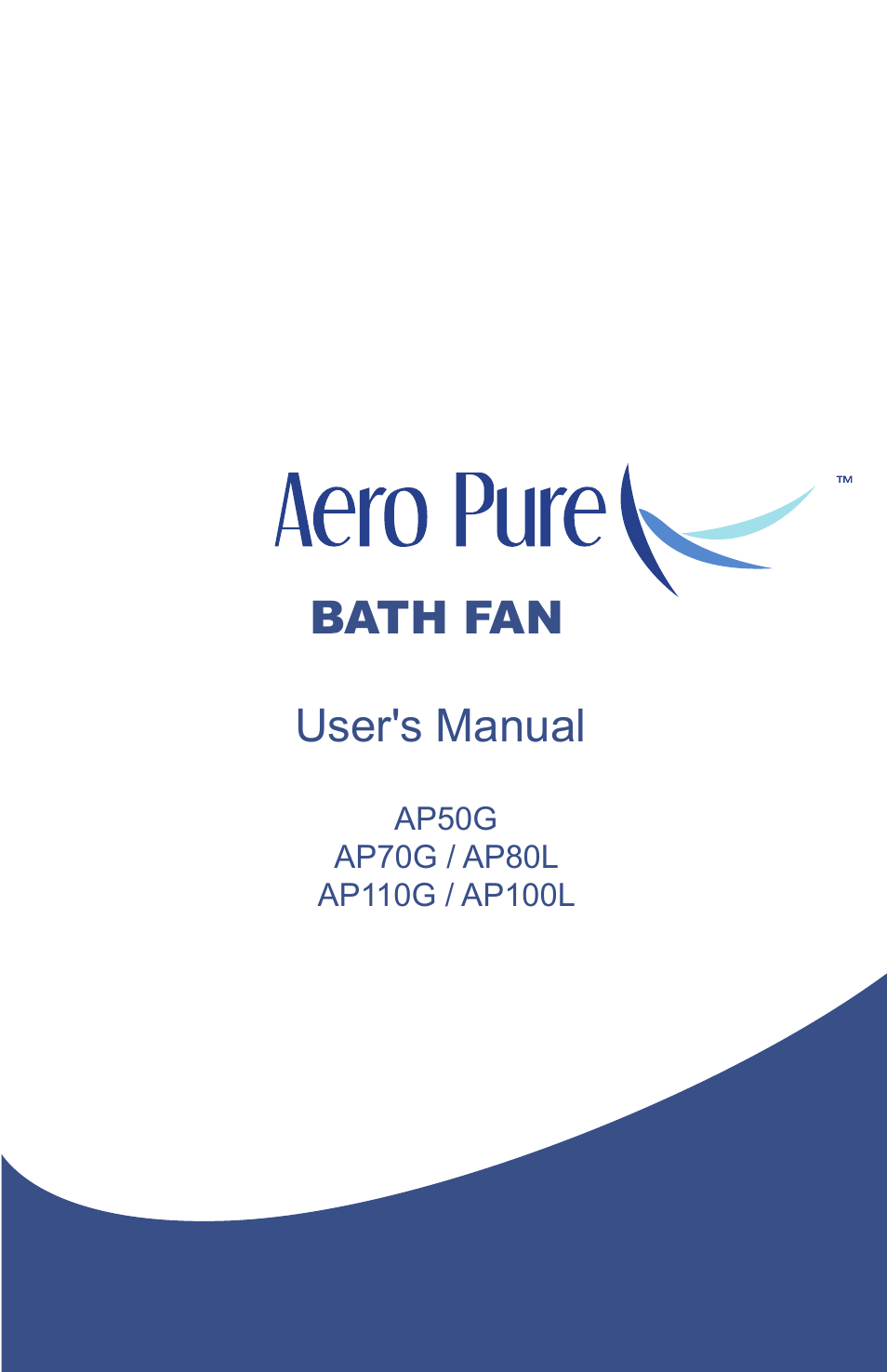 User's manual, Bath fan | Ouellet OVB-LN User Manual | Page 8 / 22