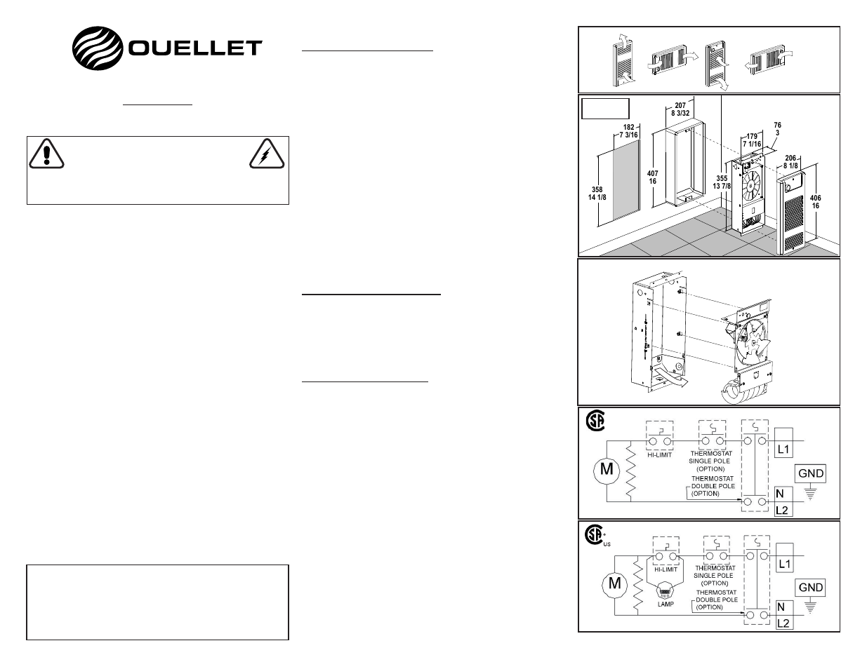 Ouellet OVS User Manual | 1 page