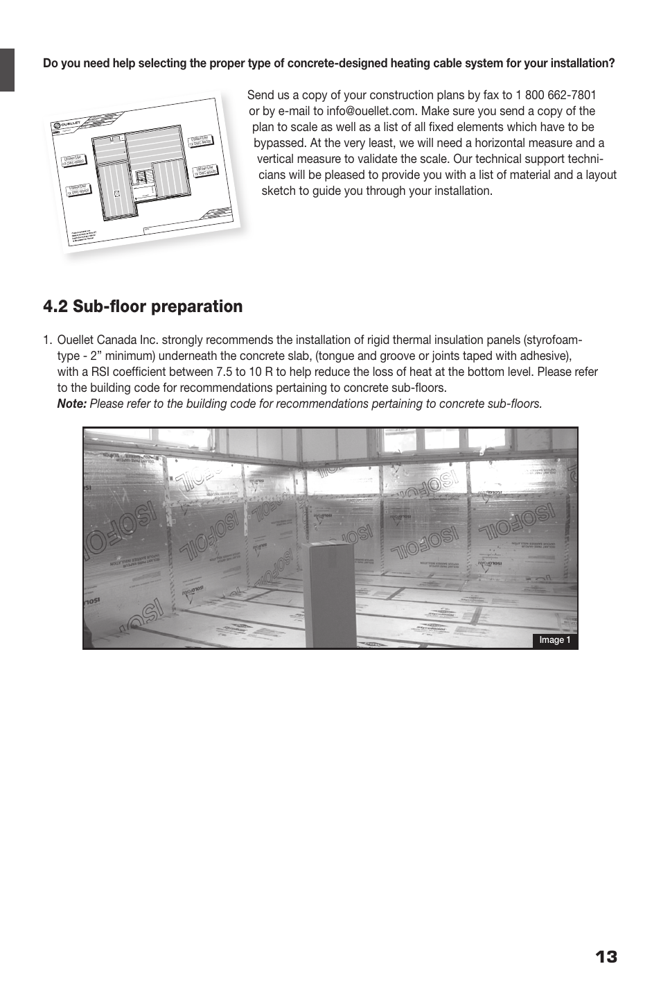 2 sub-floor preparation | Ouellet OWC-M User Manual | Page 13 / 26