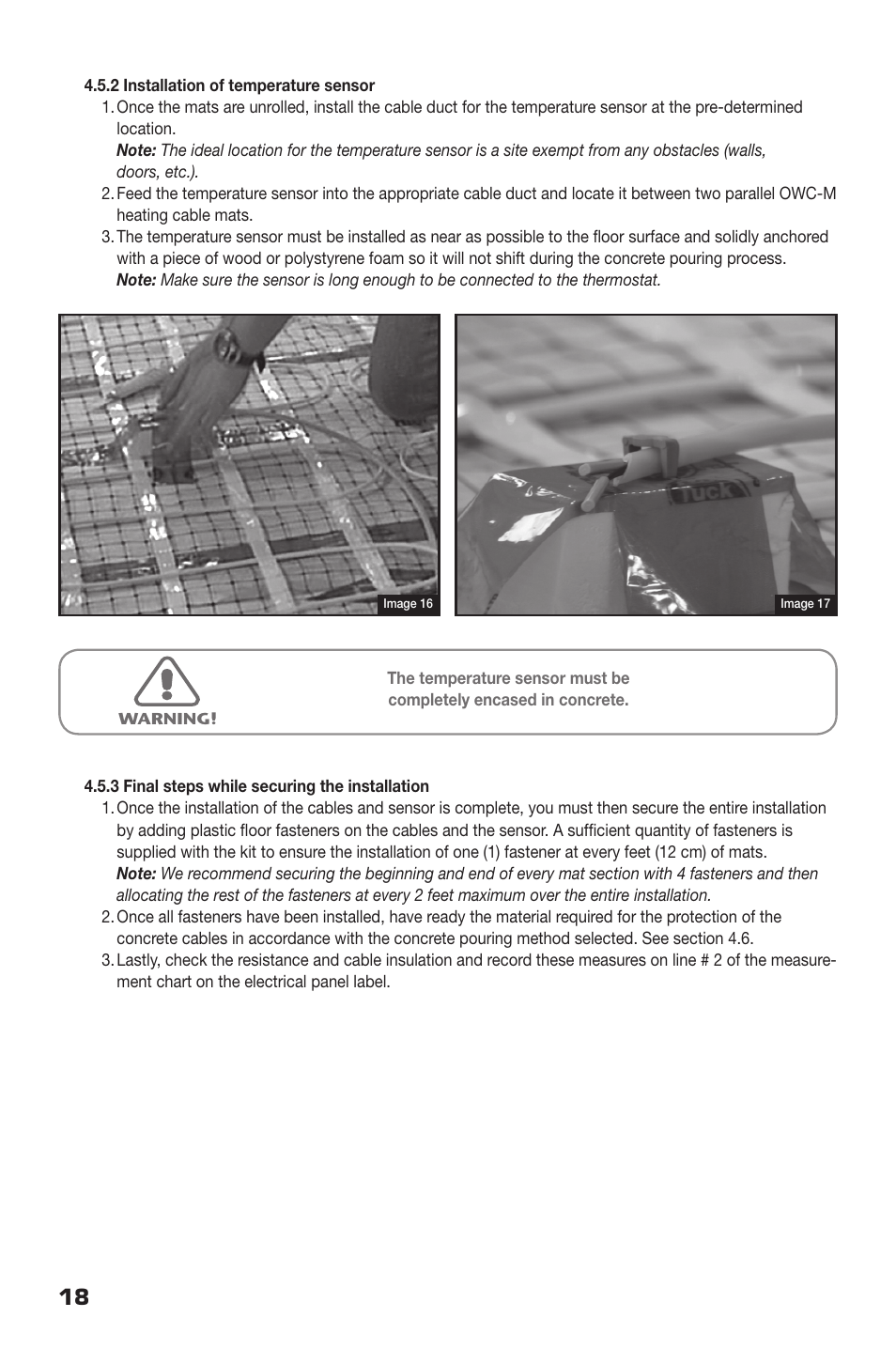 Ouellet OWC-M User Manual | Page 18 / 26