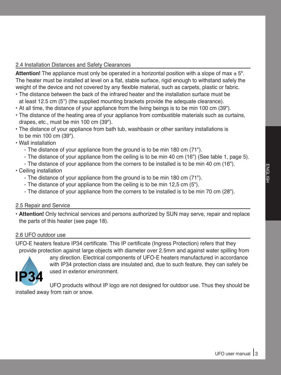 Ouellet UFO-E User Manual | Page 5 / 24