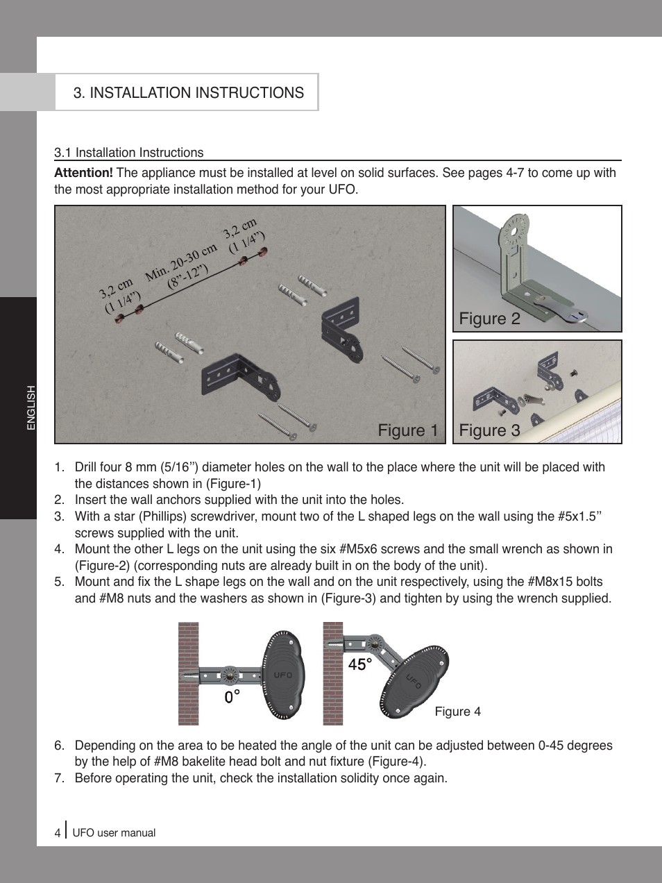 Figure 1 figure 3 figure 2 | Ouellet UFO-E User Manual | Page 6 / 24