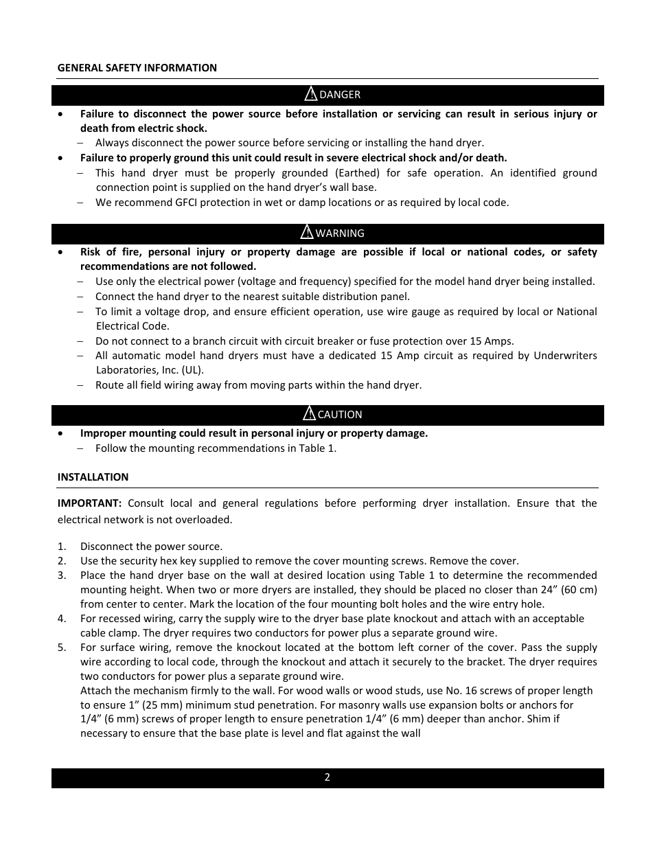 Ouellet OAM User Manual | Page 2 / 4