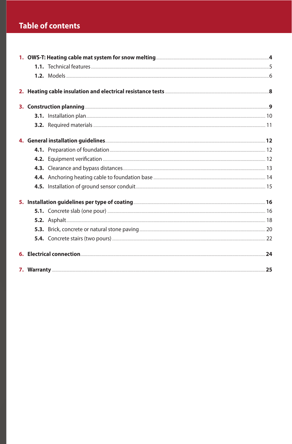 Ouellet OWS User Manual | Page 3 / 26