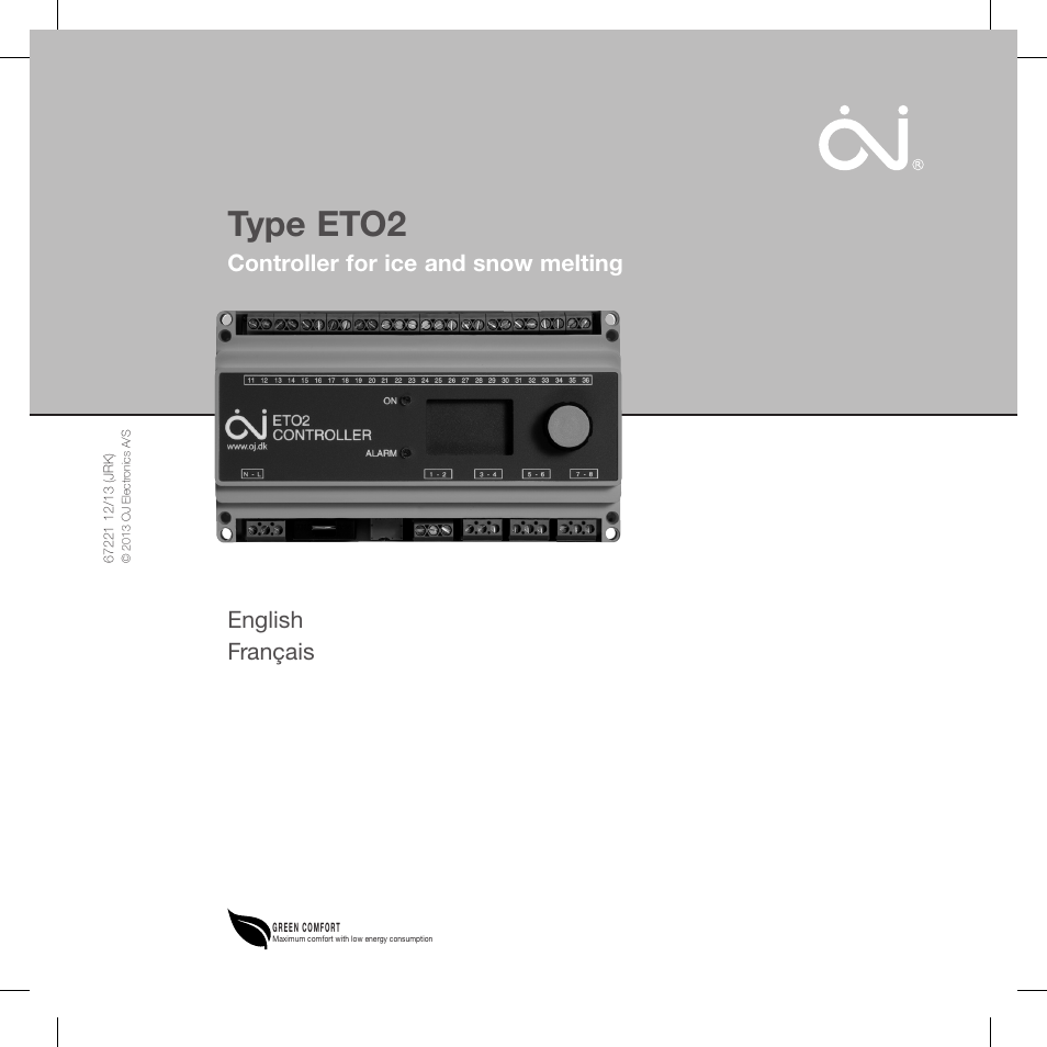 Ouellet ETO2 User Manual | 20 pages