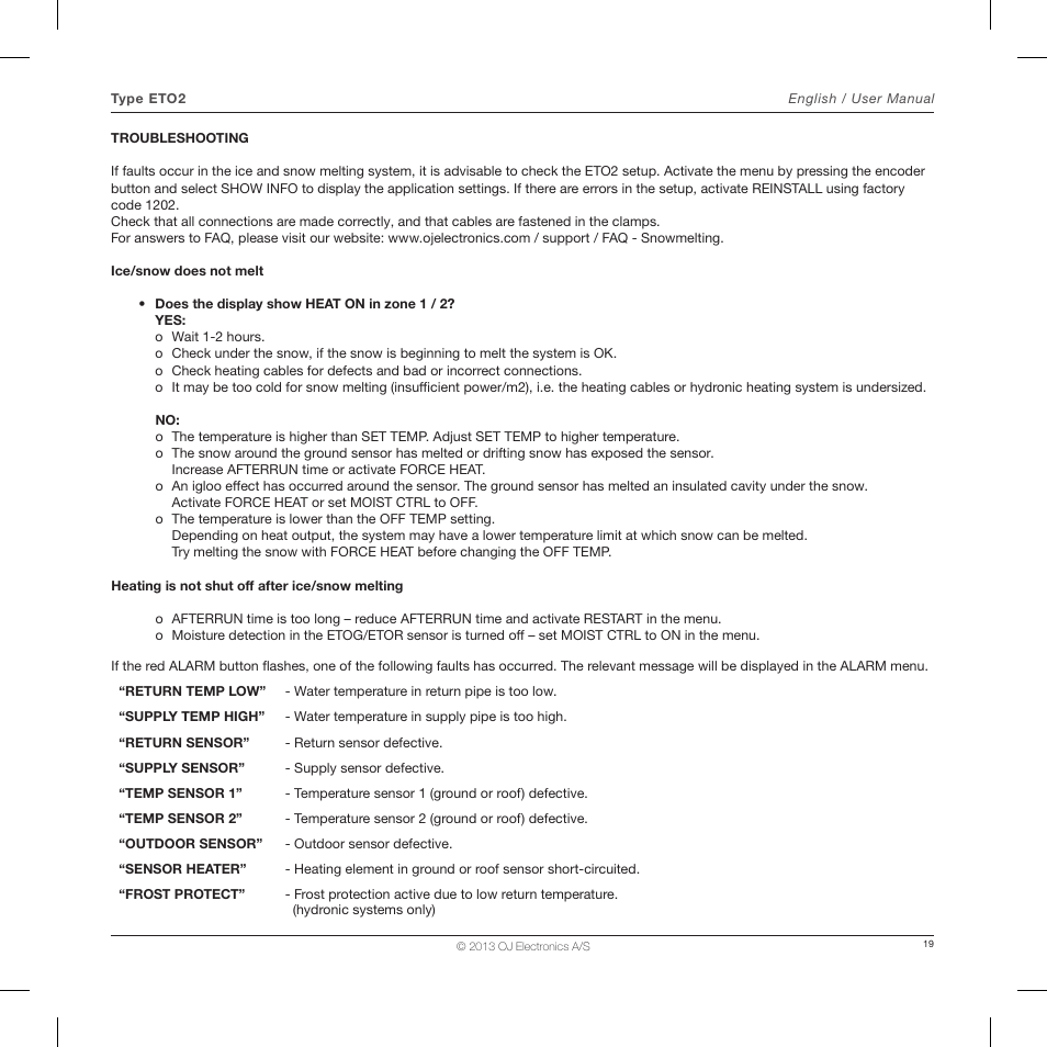 Ouellet ETO2 User Manual | Page 12 / 20