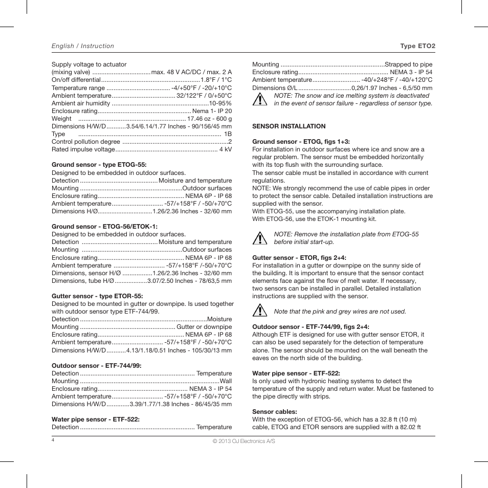 Ouellet ETO2 User Manual | Page 3 / 20