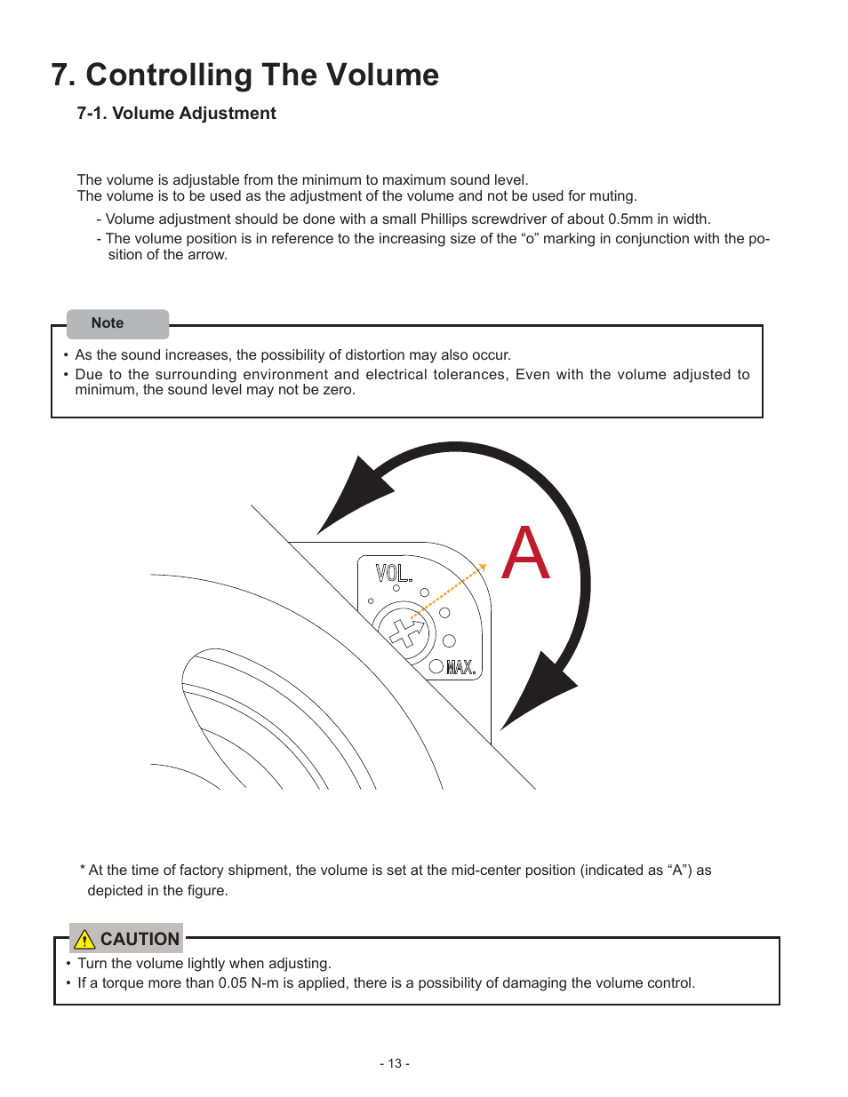 Controlling the volume | PATLITE BSV User Manual | Page 13 / 29