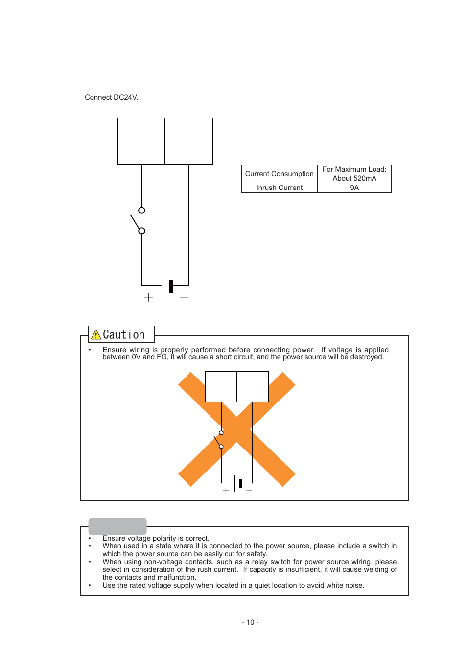 24v 0v, Cwvkqp | PATLITE FV-127JP User Manual | Page 10 / 38