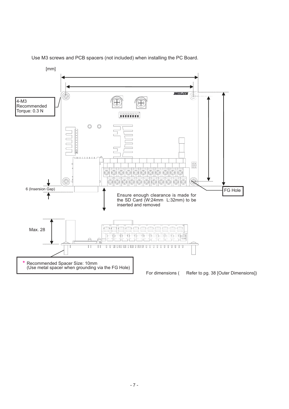 Installation | PATLITE FV-127JP User Manual | Page 7 / 38