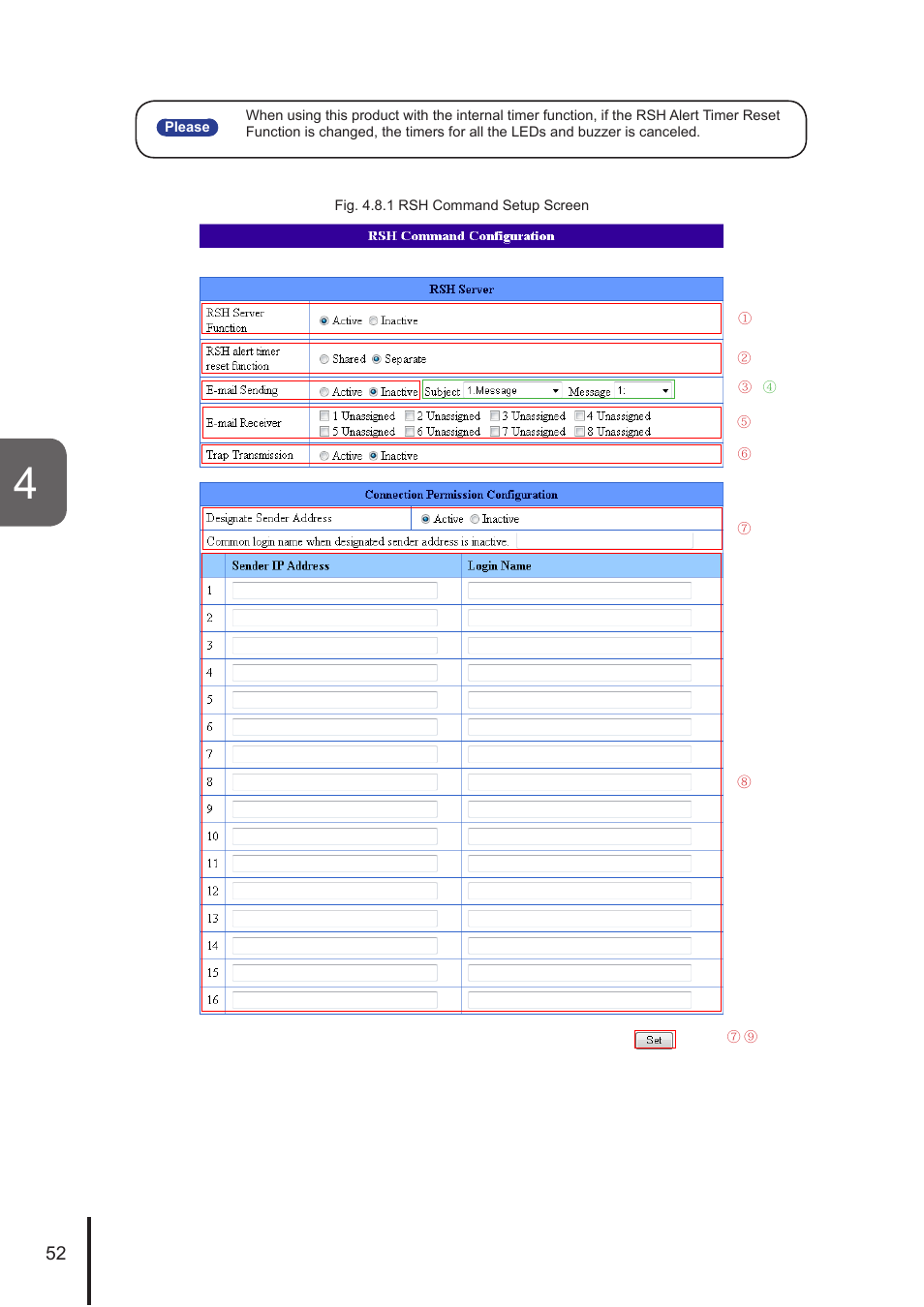 PATLITE NHL User Manual | Page 52 / 95
