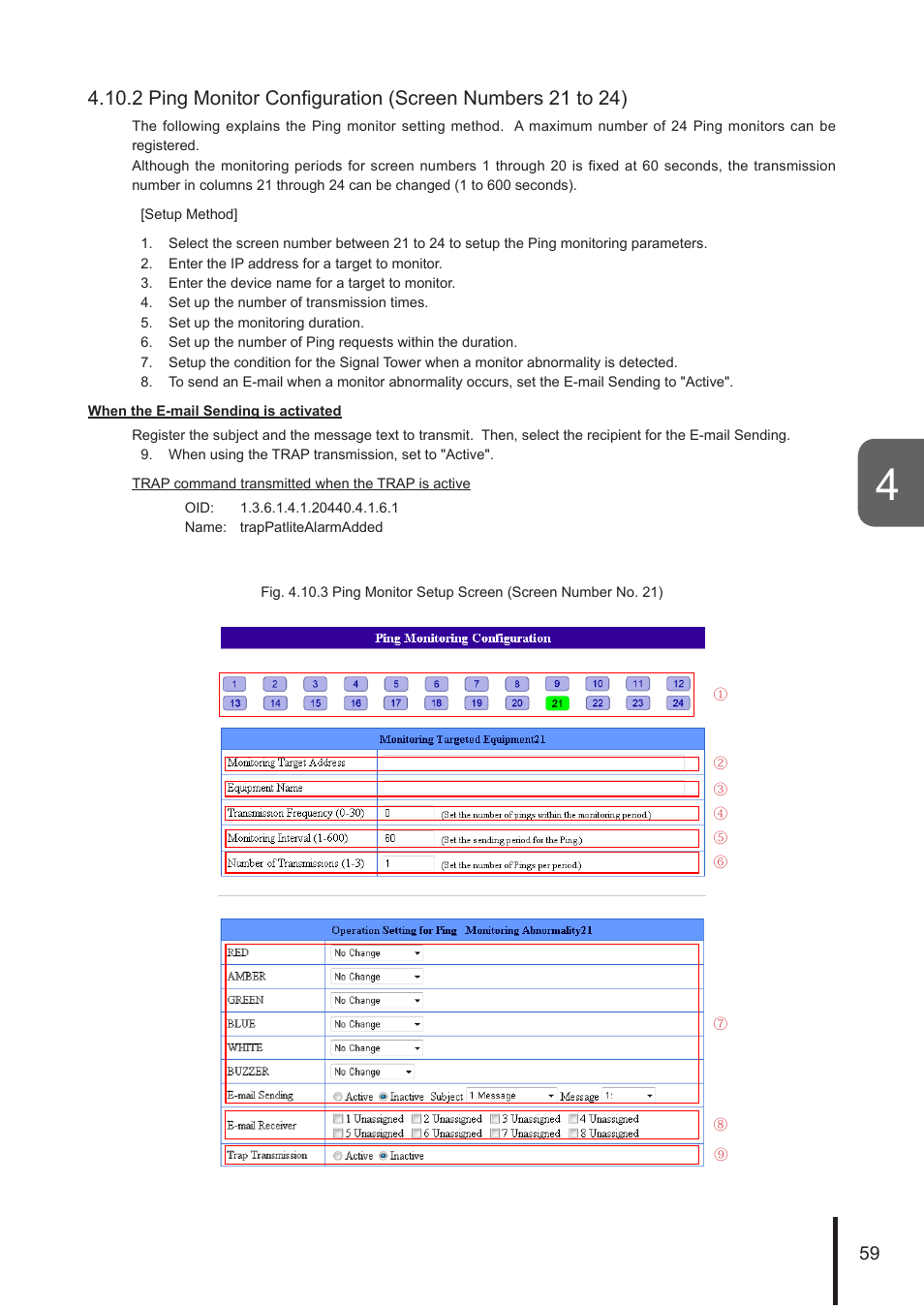 PATLITE NHL User Manual | Page 59 / 95