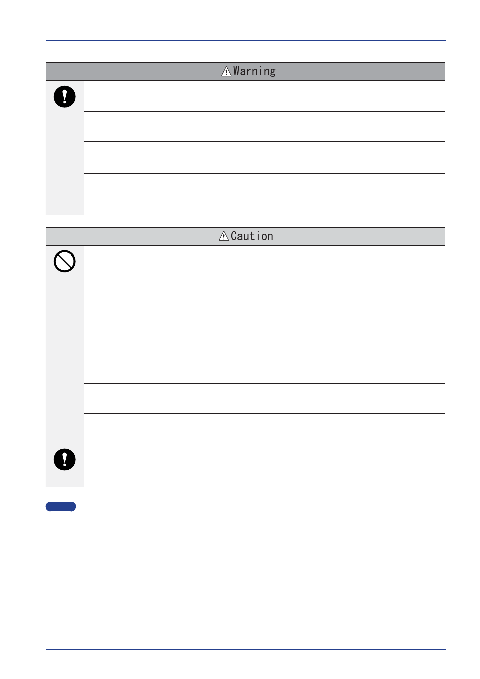Duqlqj &dxwlrq | PATLITE WDR-LE User Manual | Page 7 / 102