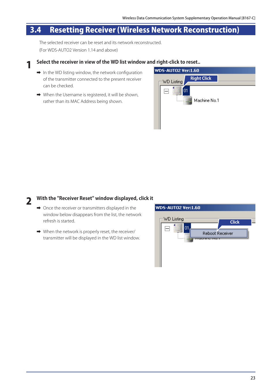 PATLITE WDR-LE User Manual | Page 23 / 24