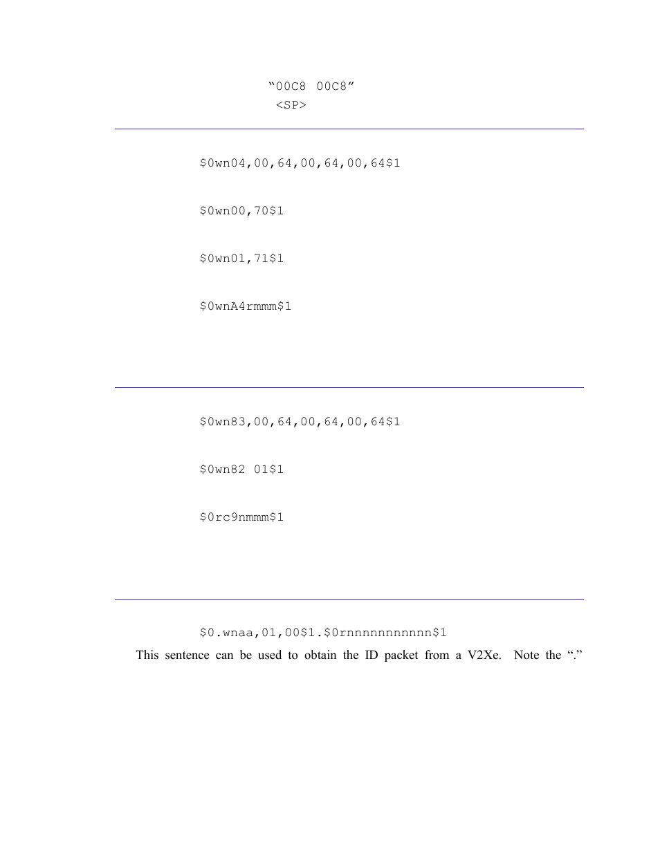 More rm3100 eval board code examples, Rm3000-f eval board code examples, V2xe code examples | PNI CommBoard User Manual | Page 18 / 23