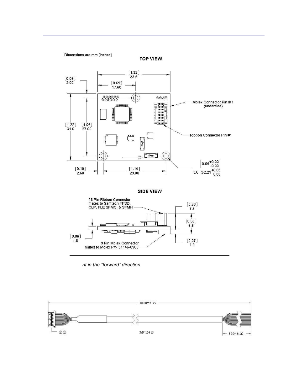 Mechanical drawing, 3 mechanical drawing | PNI CompassPoint Prime User Manual | Page 11 / 69