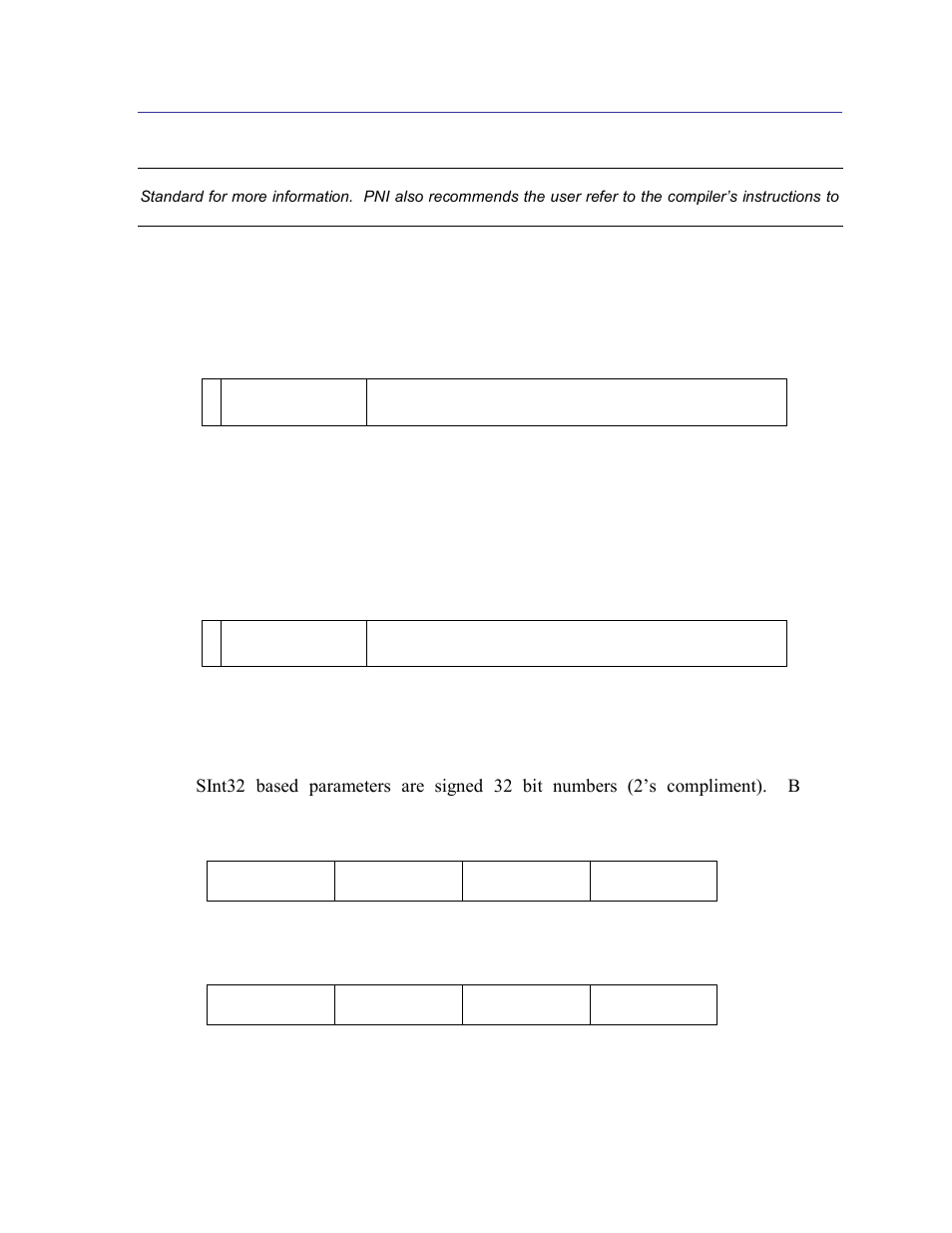 Parameter formats, 2 parameter formats | PNI CompassPoint Prime User Manual | Page 37 / 69