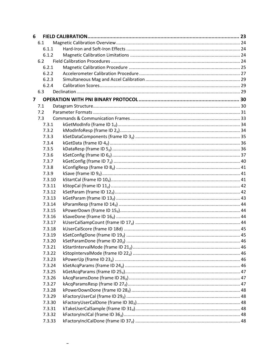 PNI CompassPoint Prime User Manual | Page 4 / 69