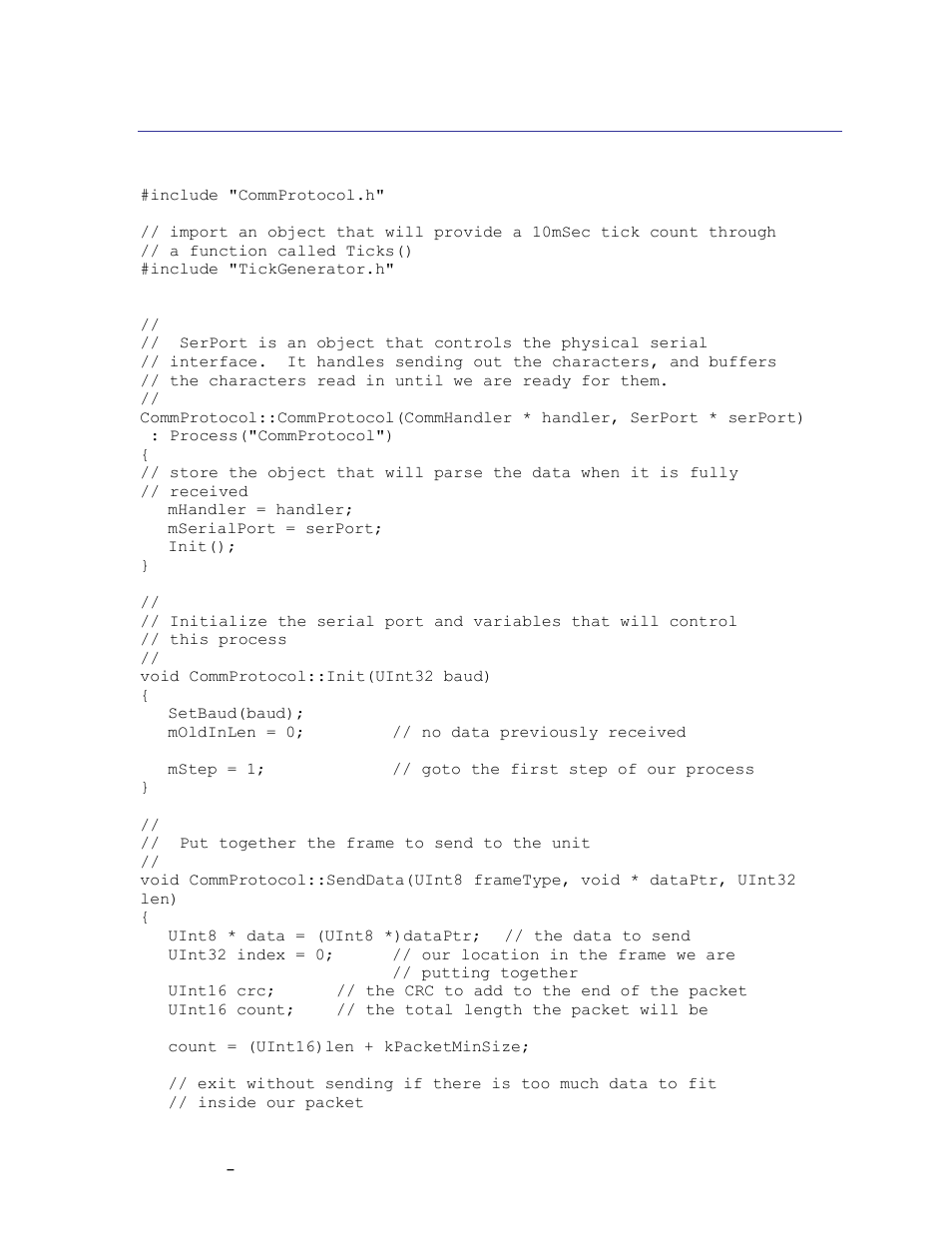 Commprotocol.cp file, 3 commprotocol.cp file | PNI CompassPoint Prime User Manual | Page 60 / 69