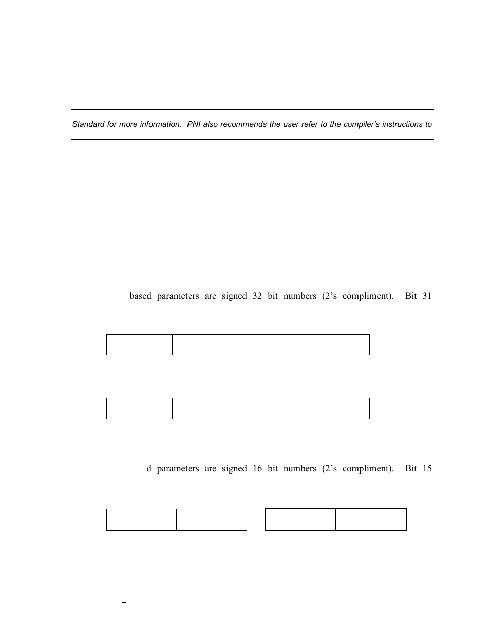 Parameter formats, 2 parameter formats | PNI CompassPoint V2Xe User Manual | Page 11 / 20