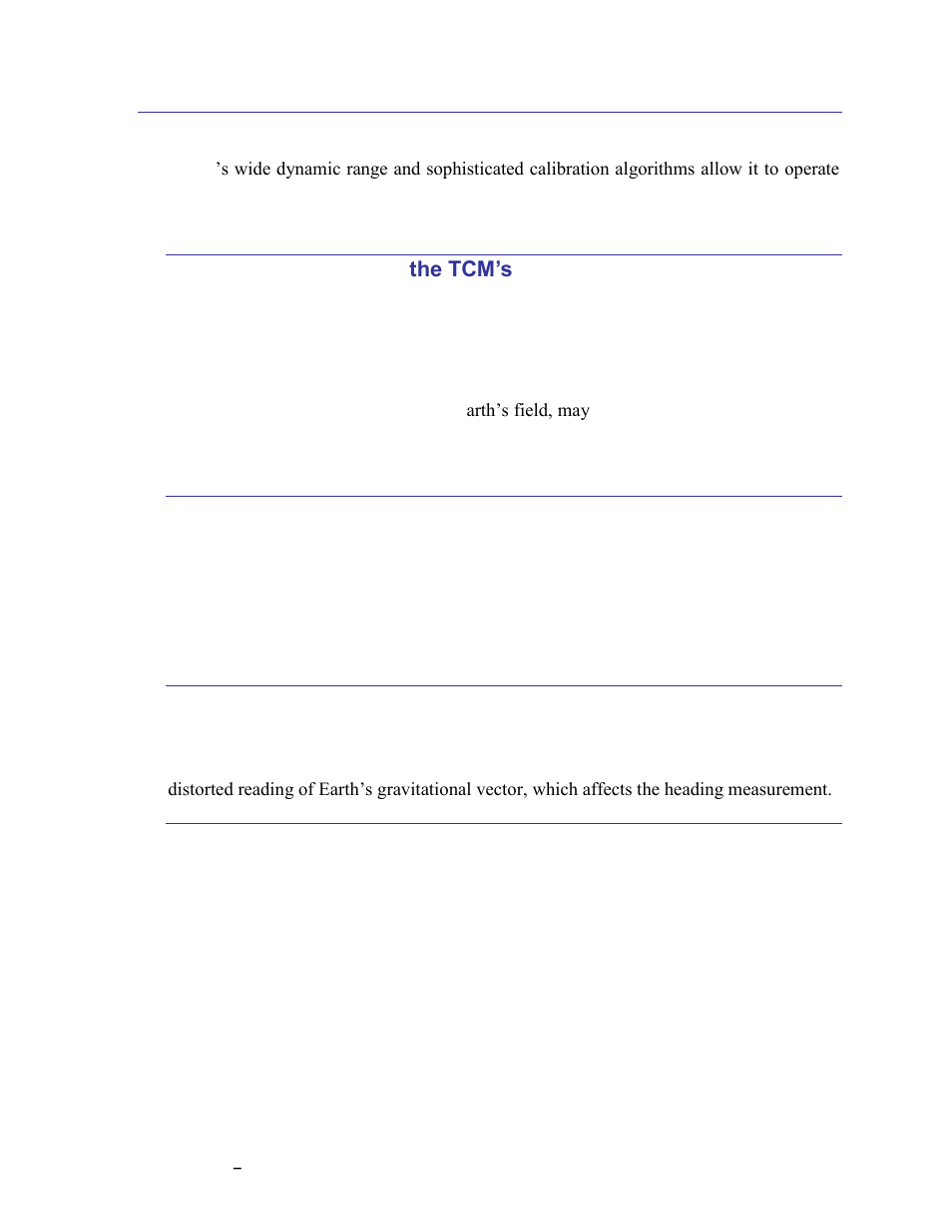 Installation location, Operate within the tcm’s dynamic range, Locate away from changing magnetic fields | Mount in a physically stable location, Location-verification testing, 2 installation location | PNI TCM User Manual | Page 14 / 77