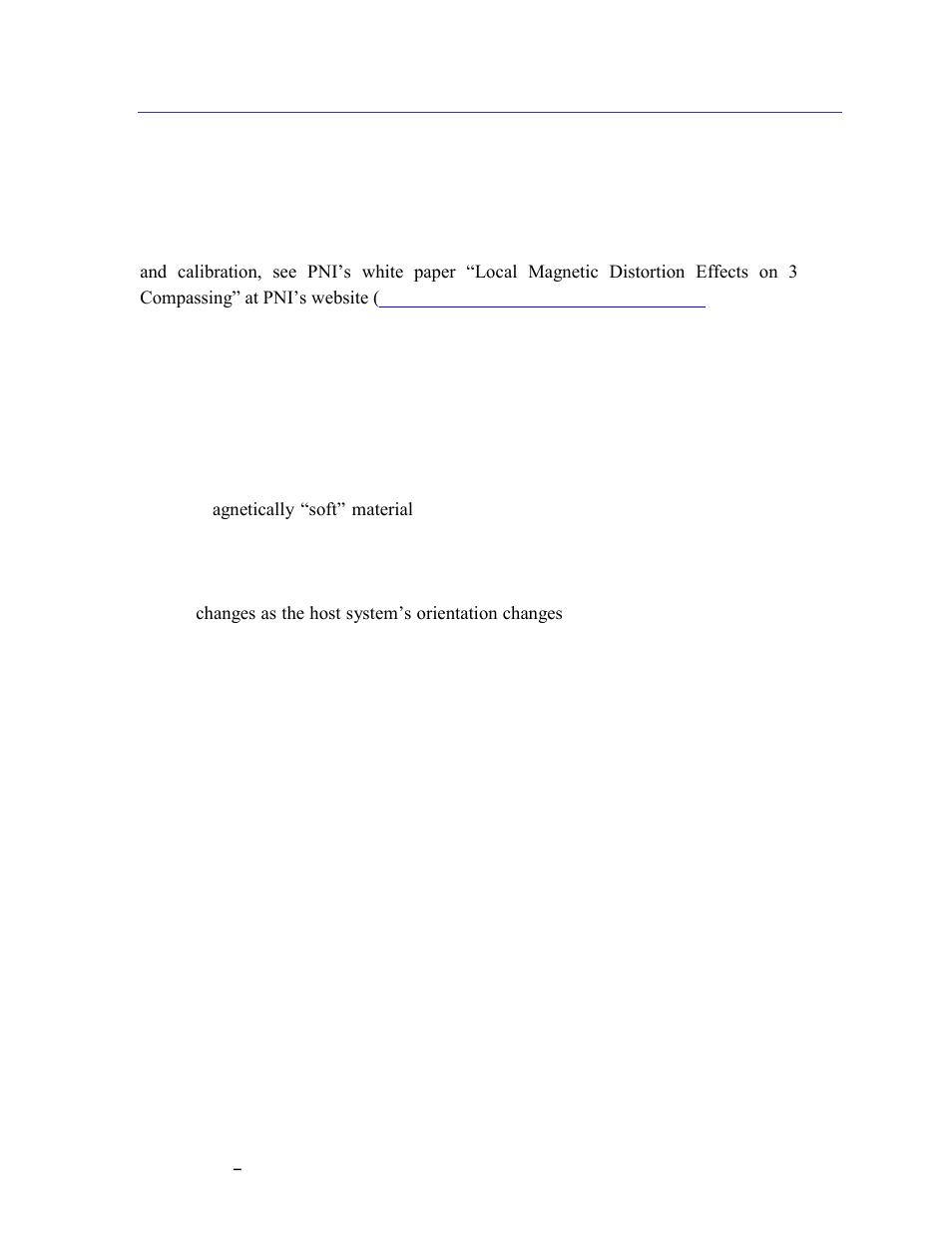 Magnetic calibration, 1 magnetic calibration | PNI TCM User Manual | Page 18 / 77