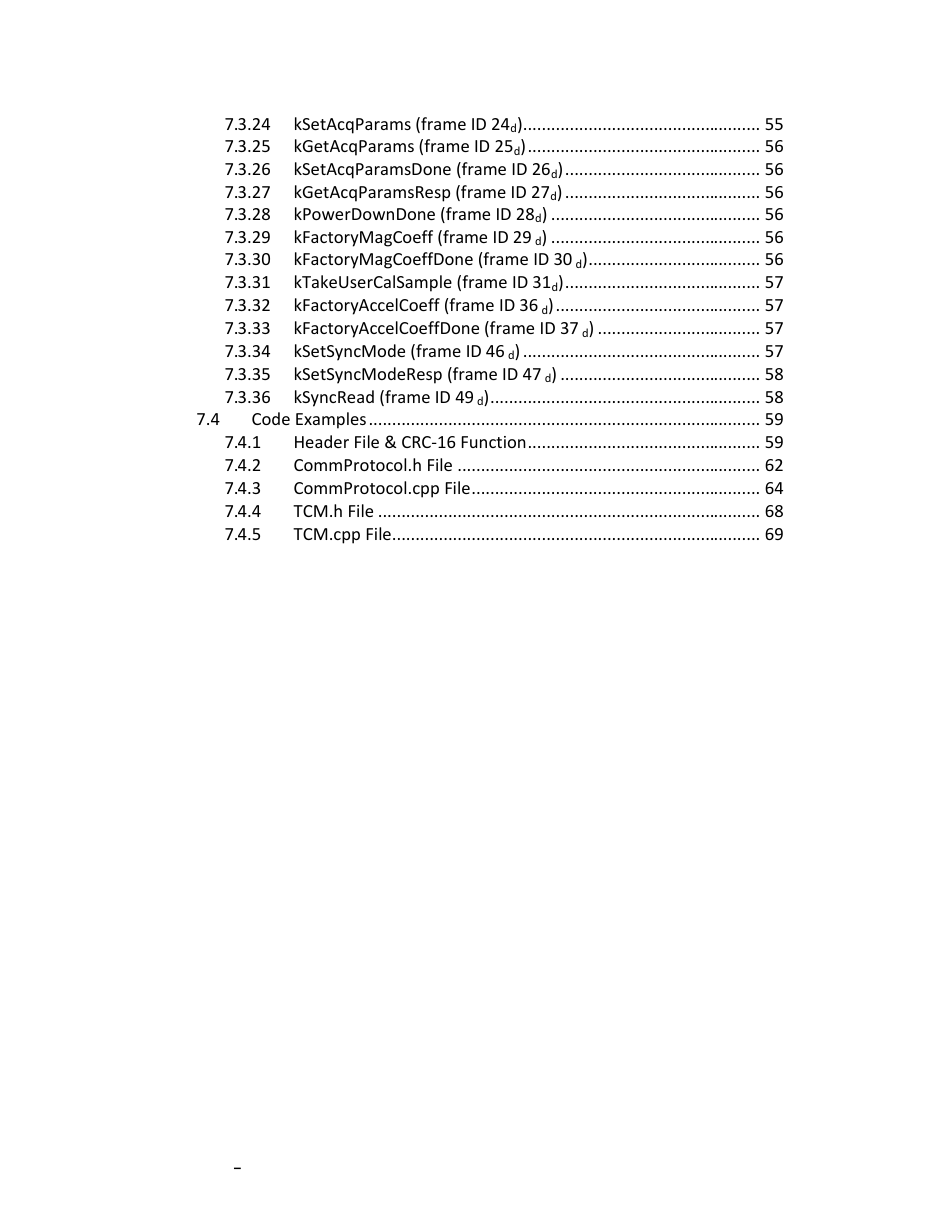 PNI TCM User Manual | Page 4 / 77