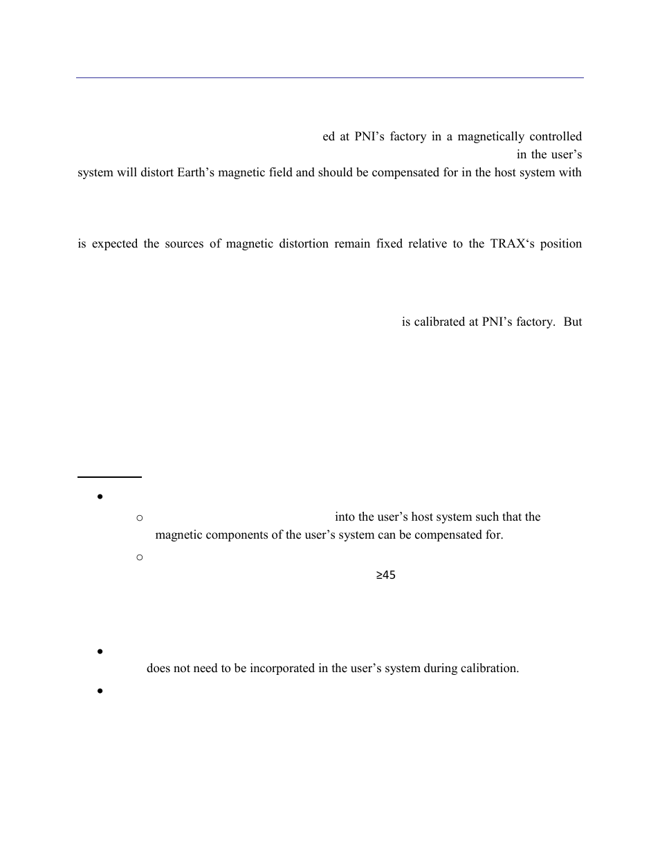 5 user calibration, User calibration, 5user calibration | PNI FieldForce Trax User Manual | Page 16 / 62