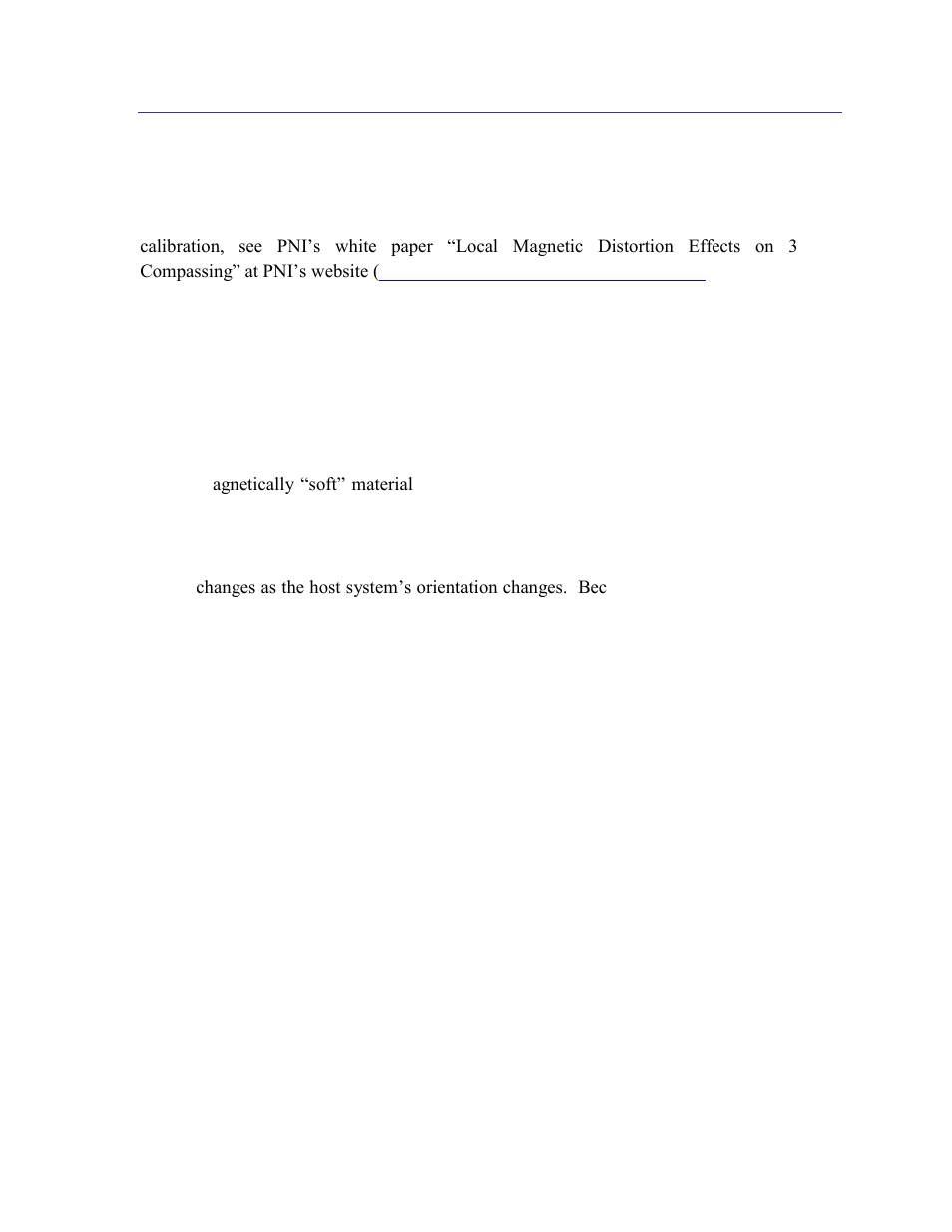 1 magnetic calibration, Hard-iron effects, Soft-iron effects | Temperature effects, Magnetic calibration | PNI FieldForce Trax User Manual | Page 17 / 62