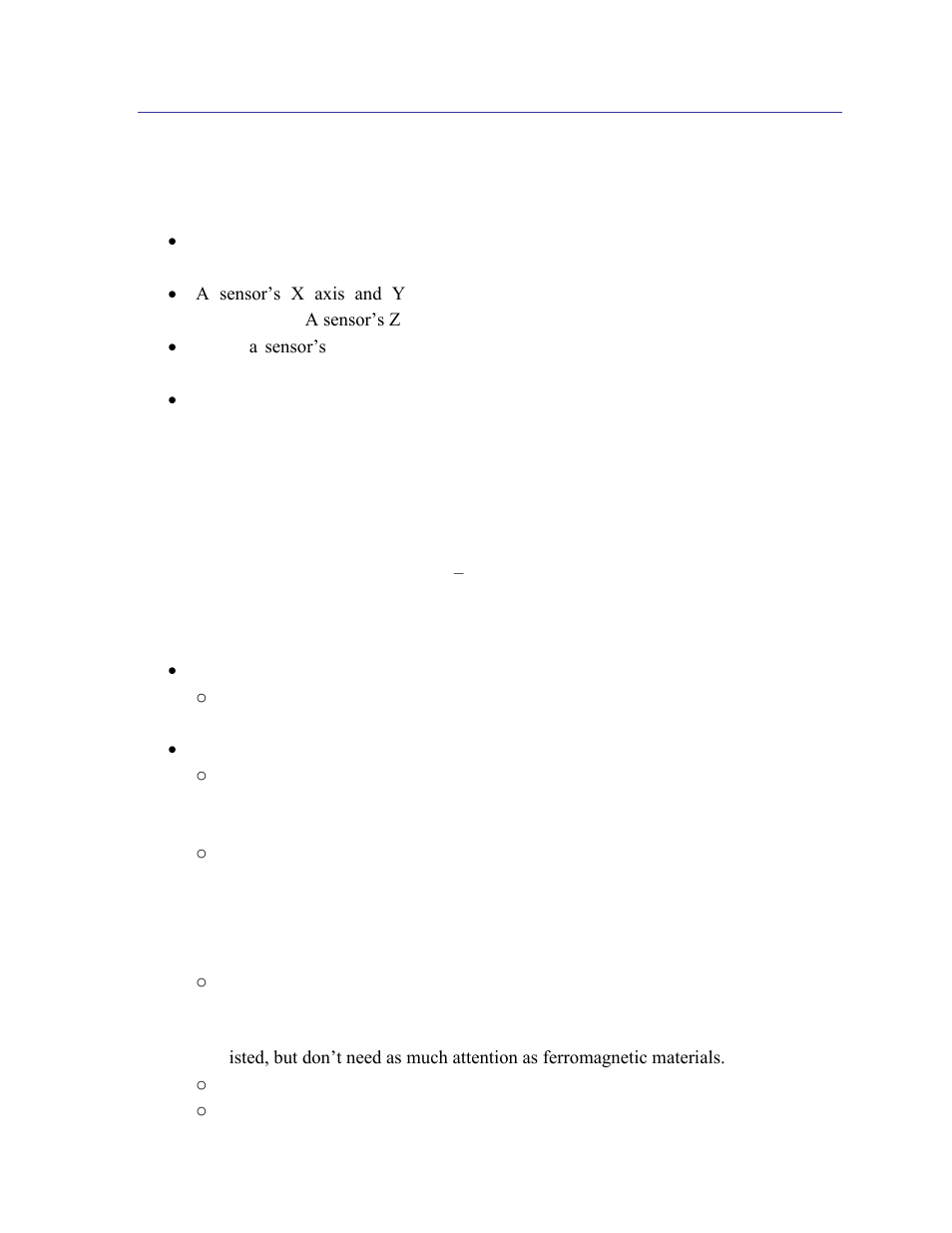 3 sensor layout, Sensor layout | PNI SENtral User Manual | Page 11 / 54