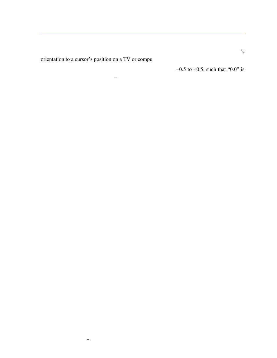 Cursor position, 2 cursor position | PNI SpacePoint Scout User Manual | Page 13 / 19