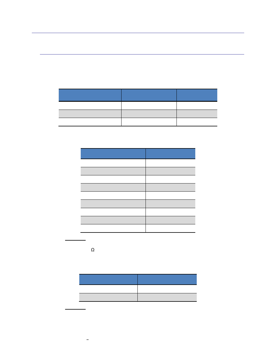 Specifications, Characteristics & requirements, Table 3-1: sensor components | Table 3-2: i/o characteristics, Table 3-3: environmental requirements, 3 specifications, 1 characteristics & requirements | PNI SpacePoint Scout User Manual | Page 5 / 19