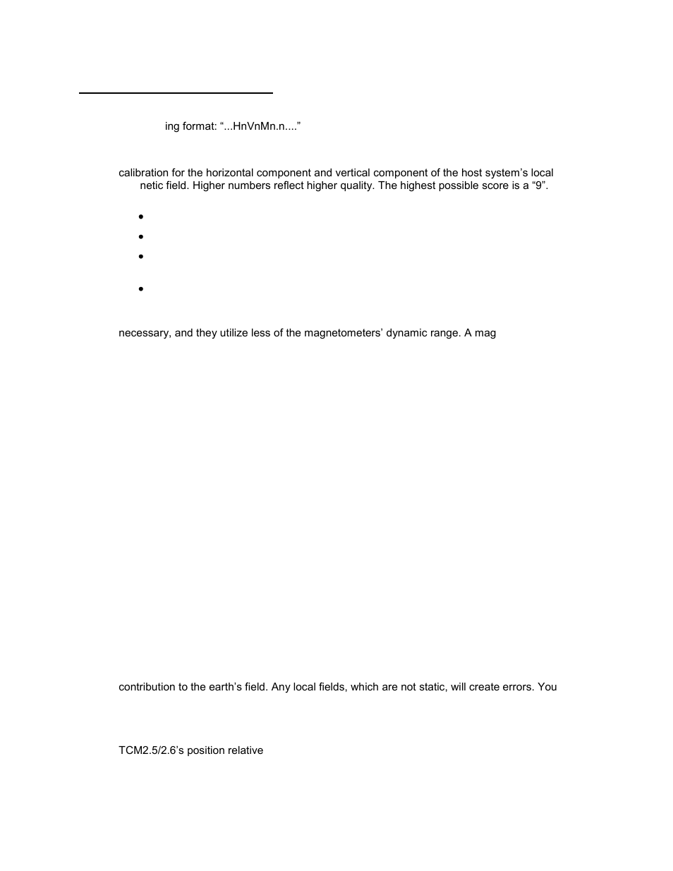 Soft iron effects, Other limitations | PNI TCM 2.6 User Manual | Page 19 / 49