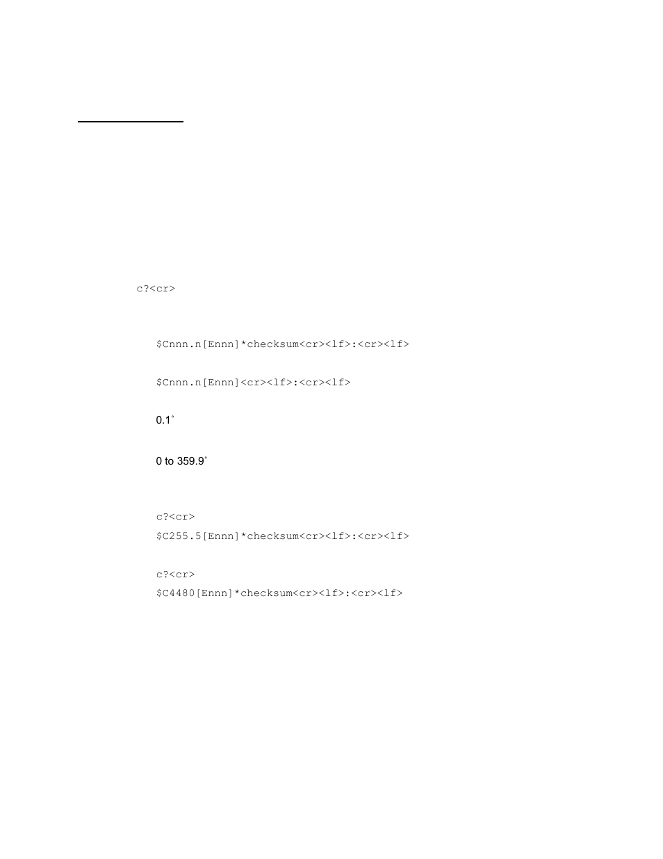 C? (compass update), Request for data commands | PNI TCM 2.6 User Manual | Page 23 / 49