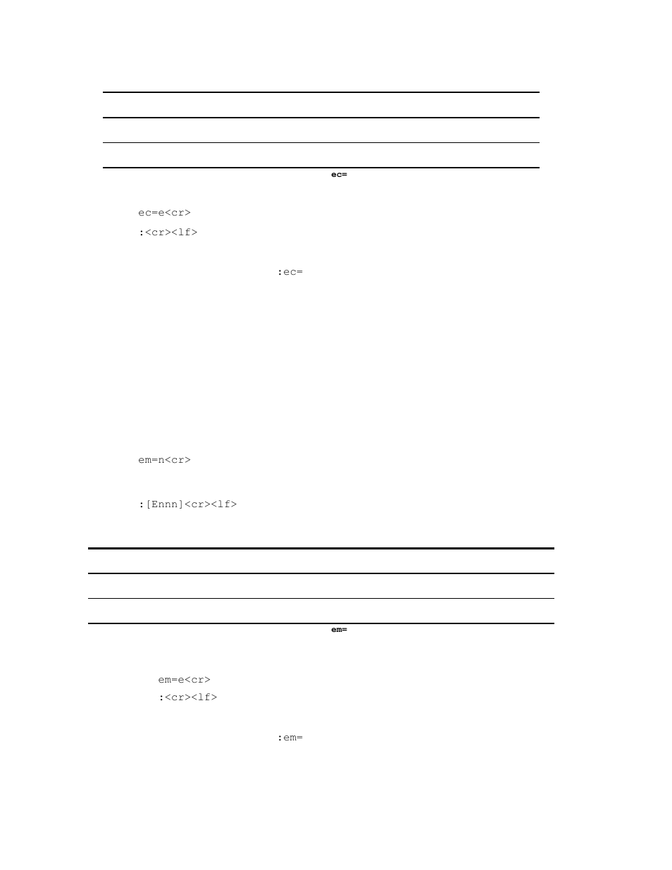 Em= (enable magnetometer data for output word) | PNI TCM 2.6 User Manual | Page 34 / 49