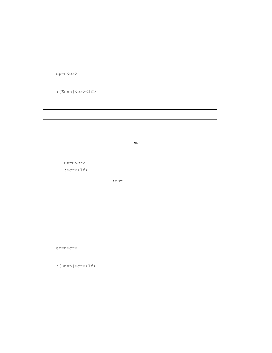 Ep= (enable pitch data for output word), Er= (enable roll data for output word) | PNI TCM 2.6 User Manual | Page 35 / 49