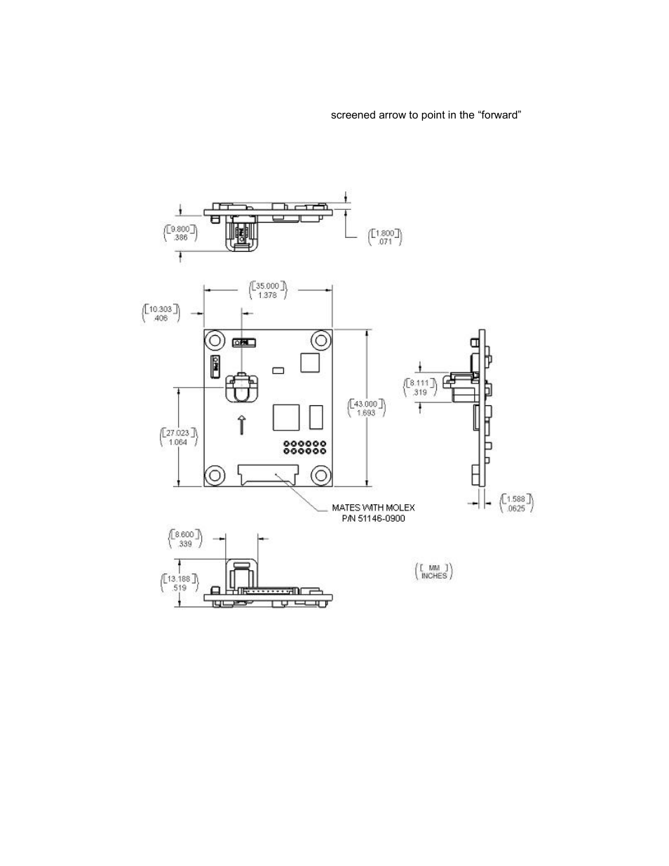 Tcm2.6 board and cable | PNI TCM 2.6 User Manual | Page 48 / 49