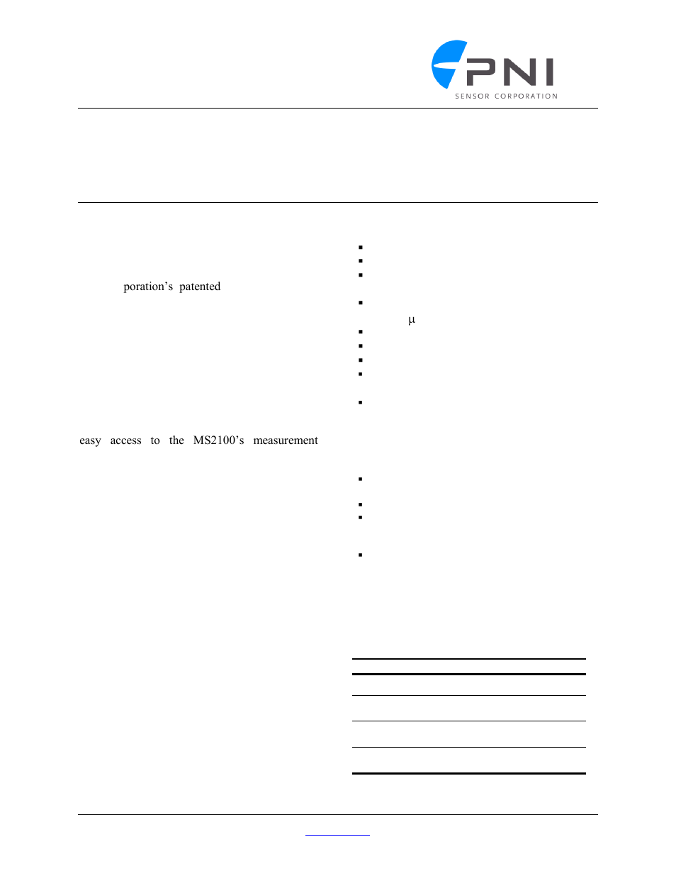 PNI MS2100 User Manual | 16 pages