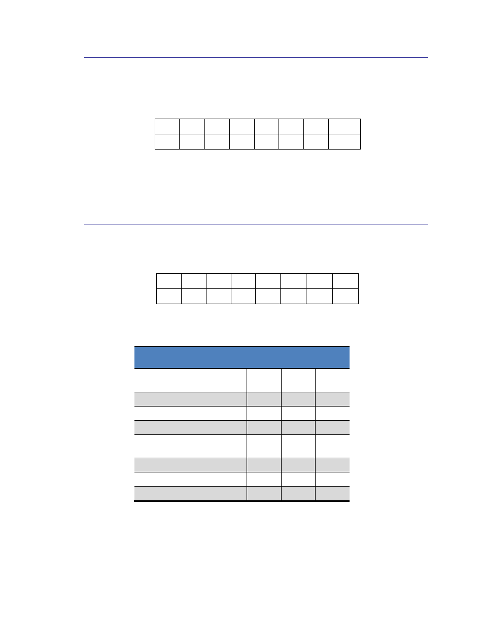 1 clock divide command byte, R/w: read/write, 2 clock divide register | Clock divide command byte, Clock divide register, Table 6-3: clock divide bits | PNI RM3000-F Sensor Suite User Manual | Page 40 / 46