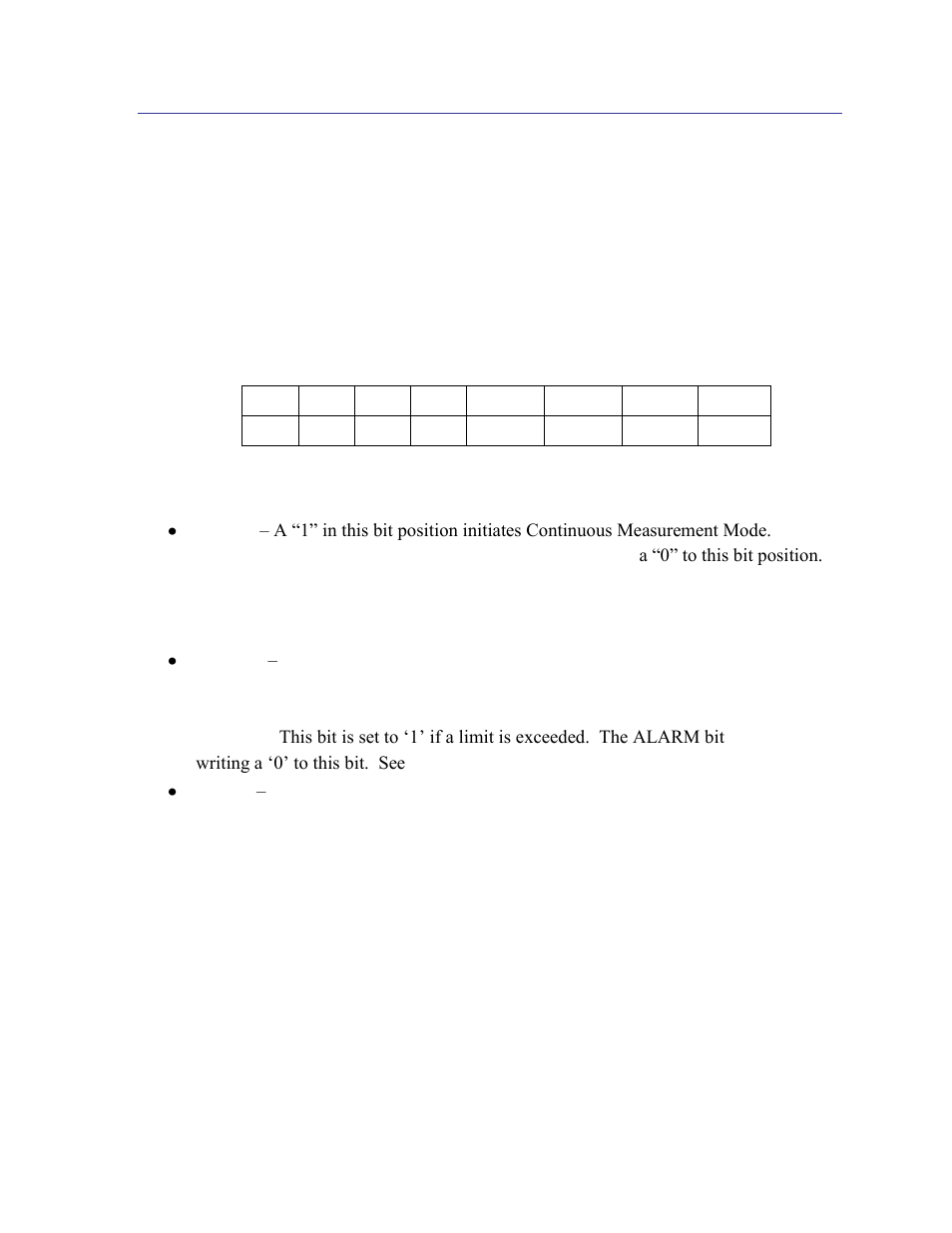 Initiate continuous measurement mode (0x01), 2 initiate continuous measurement mode (0x01) | PNI RM3100 Evaluation Board User Manual | Page 19 / 33