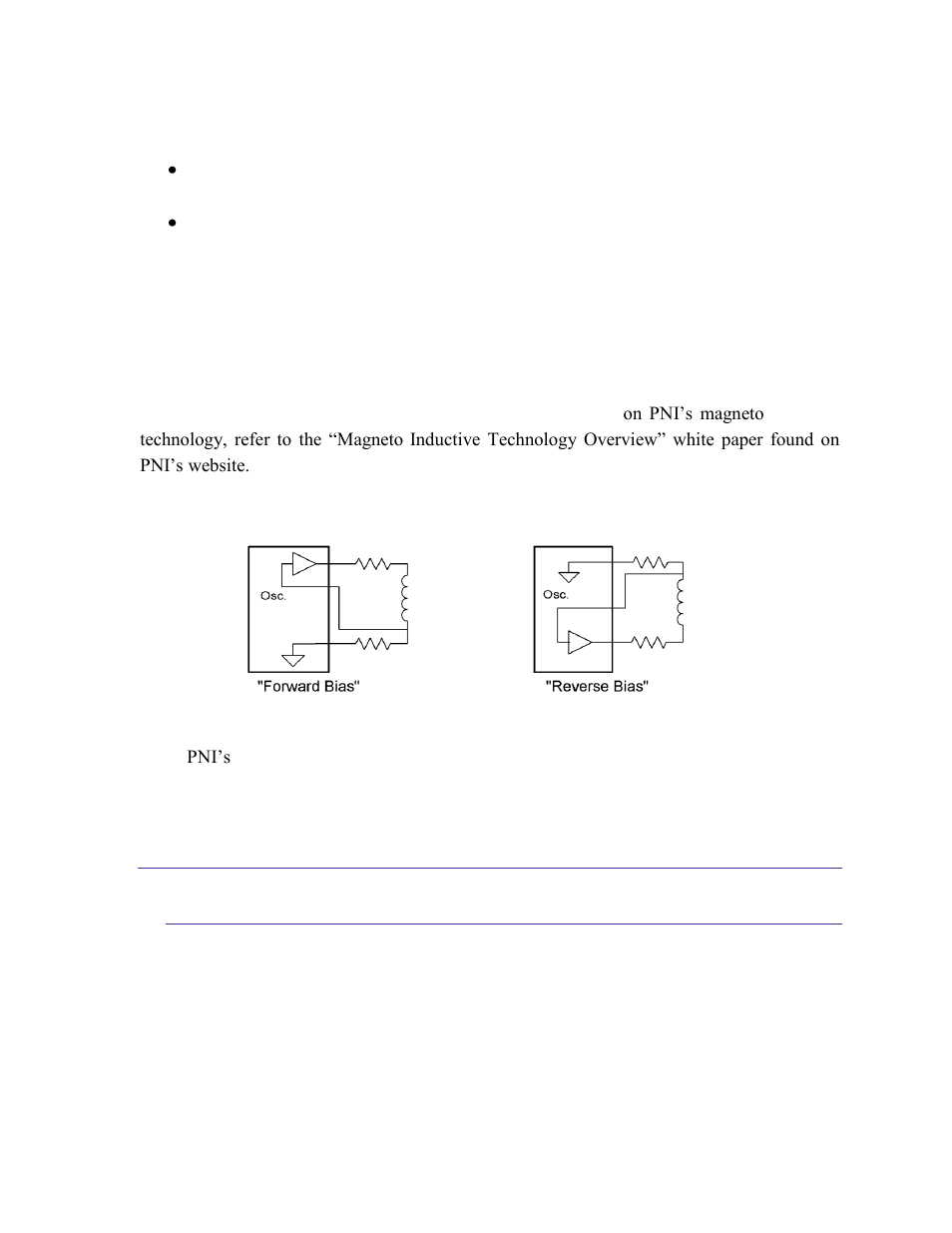 2 layout, 1 sensor coil orientation, Layout | Sensor coil orientation, Figure 4-3: lr oscillator circuit biasing diagram | PNI RM3100 Sensor Suite User Manual | Page 18 / 44